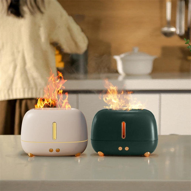 Flame Effect USB Essential Oil Diffuser & Humidifier - TALKTECH