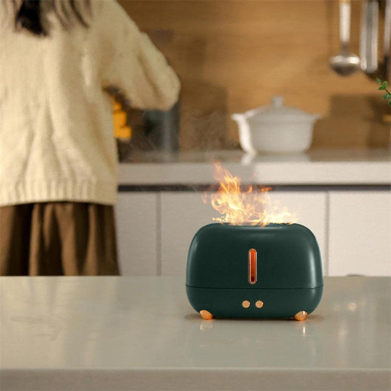 Flame Effect USB Essential Oil Diffuser & Humidifier - TALKTECH
