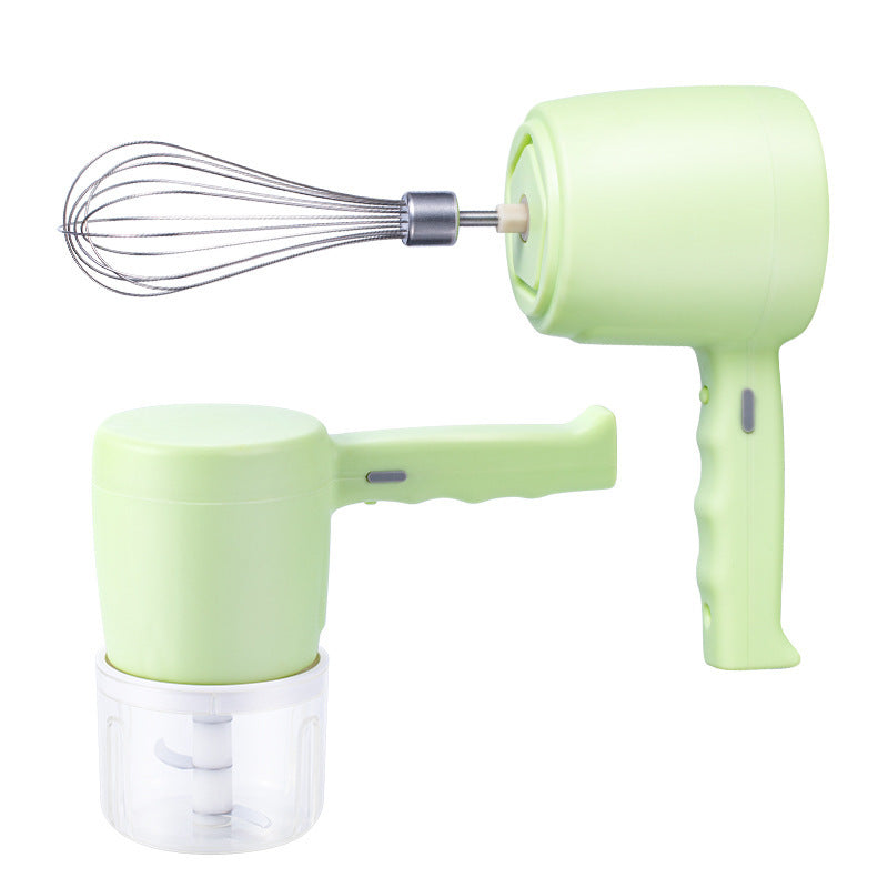 2-in-1 Electric Hand Mixer & Blender with Bowl - TALKTECH