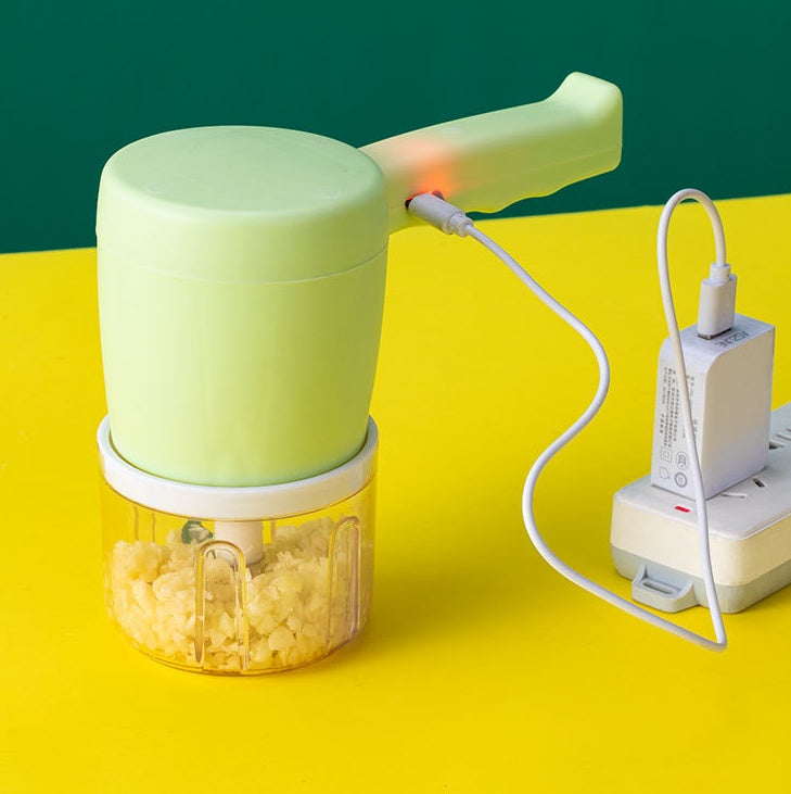 2-in-1 Electric Hand Mixer & Blender with Bowl - TALKTECH