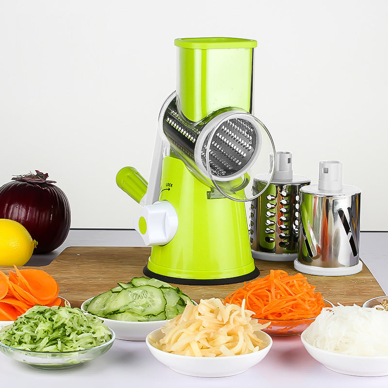 3-in-1 Manual Vegetable Slicer & Grater